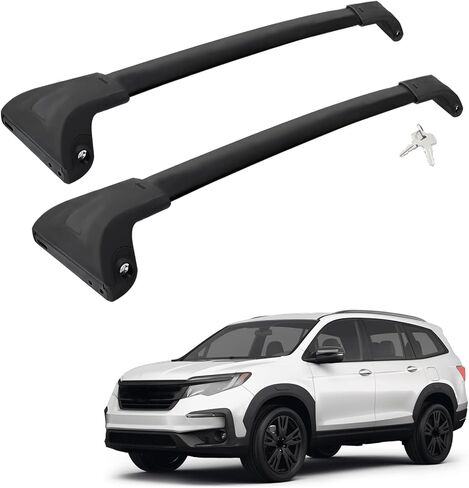 Car Roof Rack Cross Bars Compatible with 2016-2022 Honda Pilot (for Side Rails), Aluminum Lockable Roof Cross Bars for Kayak Bike Rooftop Cargo Carrier Bag Basket Luggage in Saudi Arabia