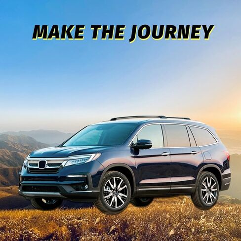 Car Roof Rack Cross Bars Compatible with 2016-2022 Honda Pilot (for Side Rails), Aluminum Lockable Roof Cross Bars for Kayak Bike Rooftop Cargo Carrier Bag Basket Luggage in Saudi Arabia