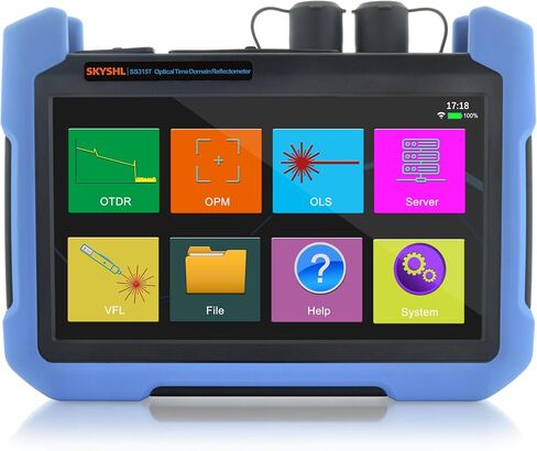 جهاز اختبار OTDR للألياف 1310nm/35dB+1550nm/33dB SM مدمج في OPM+OLS+VFL+خريطة الحدث + وحدة APP + شاشة لمس 7 بوصة متوافقة مع موصل SC+FC+ST+LC/UPC&APC-SS315T-2B1 in Saudi Arabia
