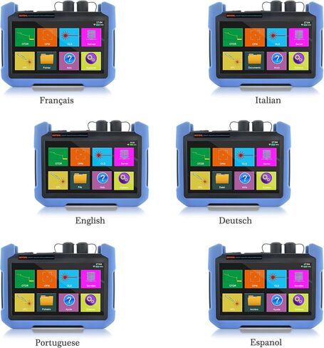جهاز اختبار OTDR للألياف 1310nm/35dB+1550nm/33dB SM مدمج في OPM+OLS+VFL+خريطة الحدث + وحدة APP + شاشة لمس 7 بوصة متوافقة مع موصل SC+FC+ST+LC/UPC&APC-SS315T-2B1 in Saudi Arabia