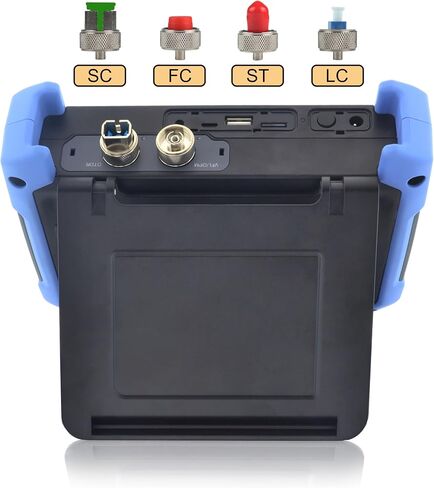 جهاز اختبار OTDR للألياف 1310nm/35dB+1550nm/33dB SM مدمج في OPM+OLS+VFL+خريطة الحدث + وحدة APP + شاشة لمس 7 بوصة متوافقة مع موصل SC+FC+ST+LC/UPC&APC-SS315T-2B1 in Saudi Arabia