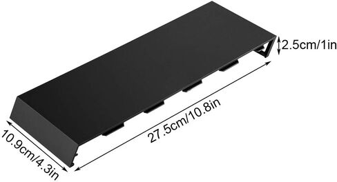 غطاء حماية لجهاز PS4 HDD Shell غطاء حماية بديل لجهاز Sony 4 (أسود) in Kuwait