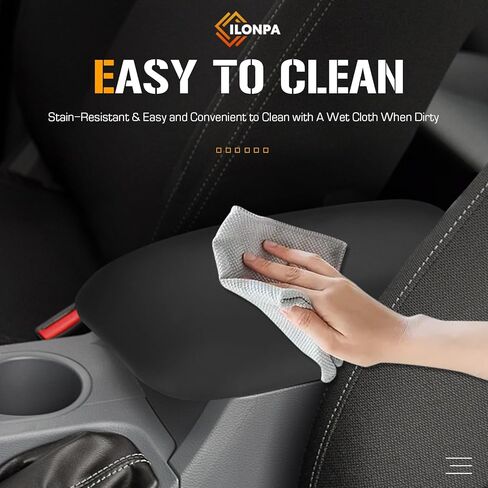 ILONPA غطاء غطاء وحدة التحكم المركزية الأسود غطاء صندوق مسند الذراع متوافق مع 2005 2006 2007 2008 2009 Ford Mustang استبدال لـ 5R3Z6306024AAC 5R3Z-6306024-AAC in Kuwait