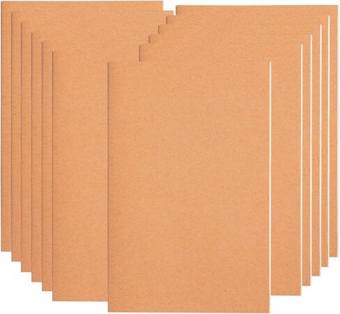 GTLZLZ 12 حزمة من دفاتر ورق كرافت، ورق فارغ، دفتر ملاحظات للموضوع، 60 صفحة/30 ورقة، مقاس 8.3x5.5 بوصة/A5، مجموعة مجلة السفر، للمسافرين والطلاب والمكاتب in Kuwait