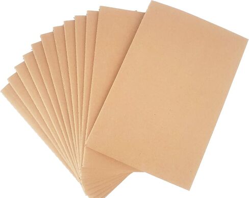 GTLZLZ 12 حزمة من دفاتر ورق كرافت، ورق فارغ، دفتر ملاحظات للموضوع، 60 صفحة/30 ورقة، مقاس 8.3x5.5 بوصة/A5، مجموعة مجلة السفر، للمسافرين والطلاب والمكاتب in Kuwait