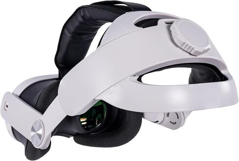 Comfort Head Strap for Oculus Quest 3,Replacement for Elite Strap,Super Soft Foam and Skin-Friendly PU Surface, Lightweight and Adjustable VR Accessories Compatible with Oculus/Meta Quest 3 in Saudi Arabia