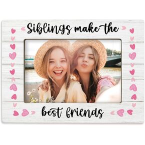Cousin Gifts 4x6 Picture Frame, Best Friend for Sister Cousins Photo Frame, Long Distance Friendship Gifts, Friendship Wooden Picture Frames for Wall or Tabletop Display in Saudi Arabia
