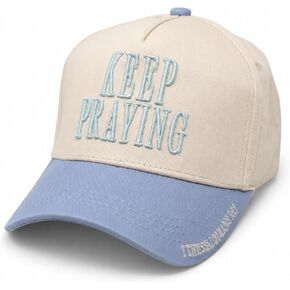 THE INSPIRATION CO. Keep Praying Hat - Christian Embroidered Baseball Cap for Women & Men, Faith-Based Adjustable Hat in Saudi Arabia