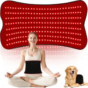 Red Light Therapy Mat for Body, 240 LEDs 32"x15" Near Infrared Light Therapy Pad with 660nm & 850nm Wavelength, Home Use for Back Belly Knee Joint Muscle Comfort in Saudi Arabia