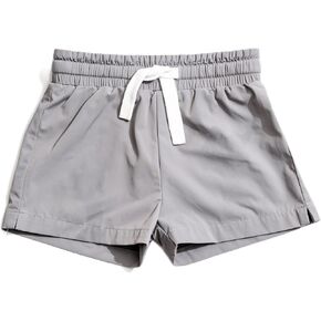 Boys Performance Tech Shorts - Toddler & Little Boys 12M-5T, 90% Nylon 10% Quick-Dry, Elastic Waist in Saudi Arabia