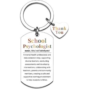 School Psychologist Gifts for Women Men Psychology Keychain Gifts for Counselor Teacher Unique Birthday Christmas Gift for Psychology Majors Cool Stuff School Counselor Gift Ideas in Kuwait