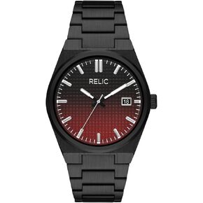 RELIC Men's Oliver Three-Hand Date Black Alloy Watch (Model: ZR77341) in Saudi Arabia