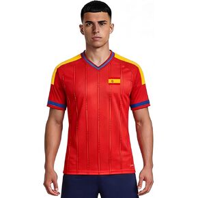 2026 Men's Sublimation Spain Flag Football Shirt Soccer Jersey in Kuwait