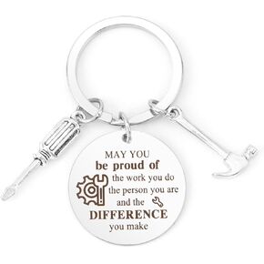 Carpenter Keychain Carpenter Builder Woodworker Handyman Gifts Mechanic Maintenance Keyring Cool Birthday Fathers Day Christmas Gift for Dad Husband Boyfriend Grandpa Coworker Friend in Saudi Arabia