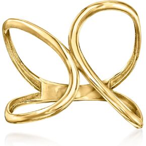 Ross-Simons 10kt Yellow Gold Freeform Geometric Ring in Kuwait