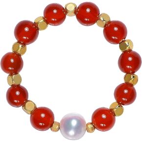 Elastic Rings, Natural Gemstone Elastic Ring, Elastic Rings for Women, Stretch Rings for Women, Jewelry Gift in Kuwait