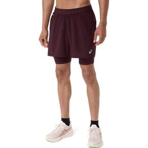 ASICS Men's Road 2N1 5IN Short Running Apparel in Kuwait
