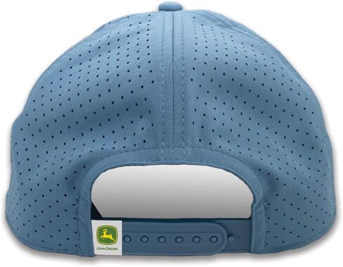 John Deere Embroidered Raised Script Tractors & Plows Hat, Indigo Blue in Kuwait