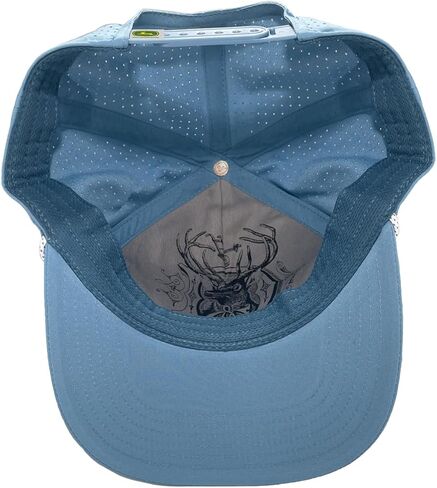 John Deere Embroidered Raised Script Tractors & Plows Hat, Indigo Blue in Kuwait