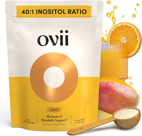 Ovii Metabolic Support for Women – Reducose® White Mulberry with Myo-Inositol & D-Chiro Inositol 40:1 Blend – Daily Wellness, Metabolic Balance & Appetite Control Supplement – 30 Servings, Tropical in Saudi Arabia