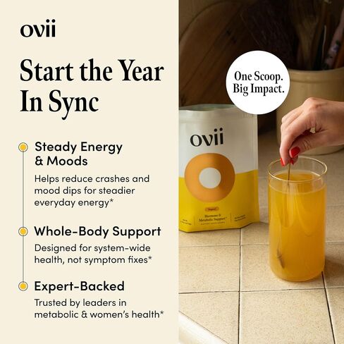 Ovii Metabolic Support for Women – Reducose® White Mulberry with Myo-Inositol & D-Chiro Inositol 40:1 Blend – Daily Wellness, Metabolic Balance & Appetite Control Supplement – 30 Servings, Tropical in Saudi Arabia