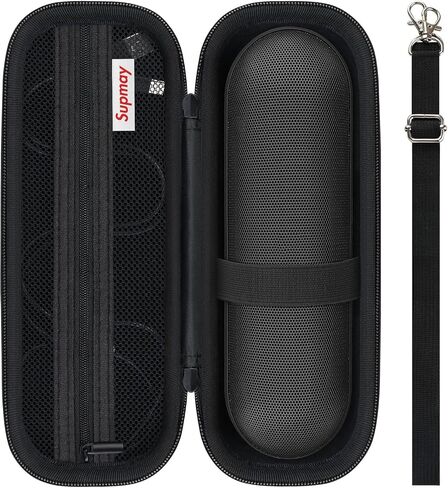Hard Carrying Case for Beats Pill x Kim Kardashian - Wireless Bluetooth Speaker, Wireless Portable Speaker Protection Case with Mesh Pocket for Charging Cables, Grey in Kuwait