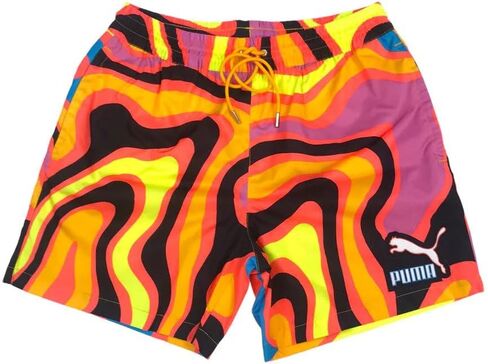 PUMA Lava 6" Shorts Hot Coral/All Over Print XL 6 in Kuwait