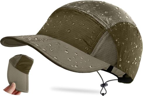 Babalet Lightweight Foldable Baseball Cap, Adjustable Outdoor Hat UPF 50+ Sun Protection Quick Dry Waterproof Visor Hats in Saudi Arabia