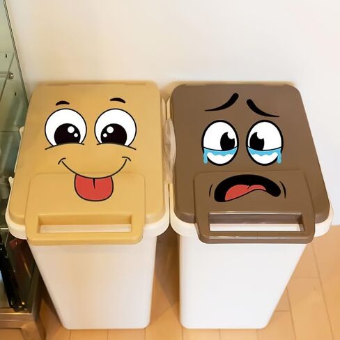 4Pcs/Set Alien Funny Expression Stickers, Self-Adhesive Vinyl Semi-Matte Square Stickers with Glitter, Removable for Home Decor, Trash Can, Fridge, Toilet & Wall in Kuwait