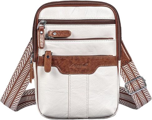 Small Crossbody Bags for Women Trendy - Multi Pocket Leather Purse with Adjustable Strap - Purses for Women in Saudi Arabia