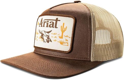 قبعة ARIAT للرجال من Desert Wasteland Scene Patch in Kuwait