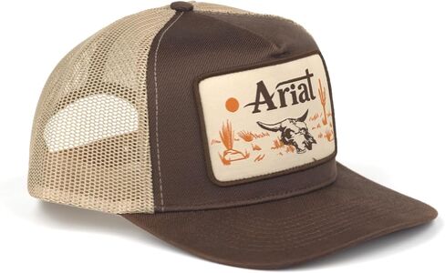 قبعة ARIAT للرجال من Desert Wasteland Scene Patch in Kuwait
