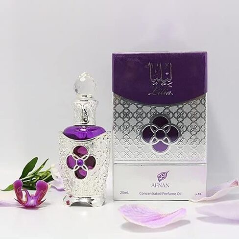 Afnan Lilia Concentrated Perfume Oil, Attar Oil CPO 25 ML in Saudi Arabia