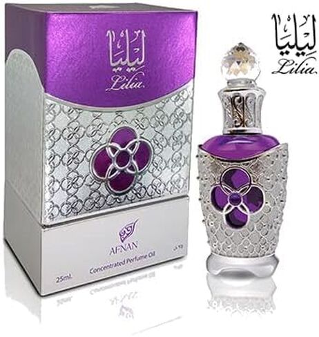 Afnan Lilia Concentrated Perfume Oil, Attar Oil CPO 25 ML in Saudi Arabia