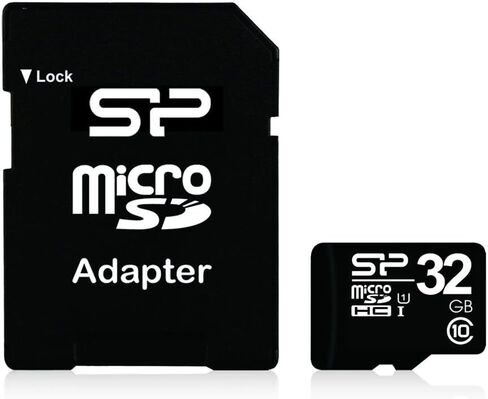 Silicon Power 32GB microSD Memory Card SDHC Class 10 w/ SD Adapter 40MB/sec in Kuwait