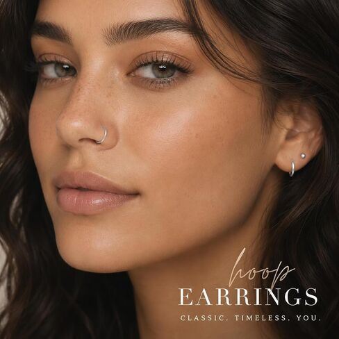 16G Septum Rings Set with Grabber Tool, 9PCS Hypoallergenic 316L Surgical Steel Horseshoe Nose Rings, 6/8/10mm Septum Jewelry with Replacement CZ Ball Ends for Helix, Cartilage & Tragus Piercings for Women & Men in Saudi Arabia