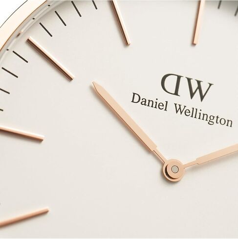 Daniel Wellington Classic Uhr Silver Leather in Kuwait