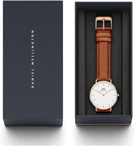 Daniel Wellington Classic Uhr Silver Leather in Kuwait