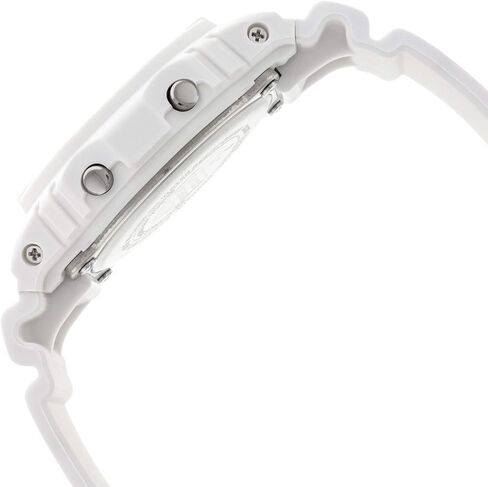 Casio G-Shock Digital Quartz Watch with Plastic Strap, Resin Case, Stopwatch, Alarm, White, DW-5600WW-7ER in Kuwait