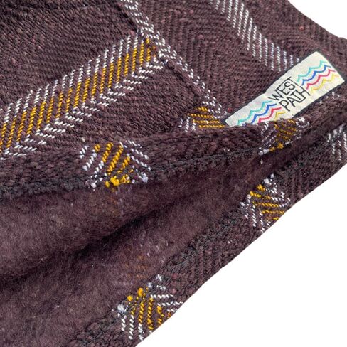 Authentic Mexican Baja Hoodie - Drug Rug Hoodie - Baja Poncho - Brown/Yellow in Saudi Arabia
