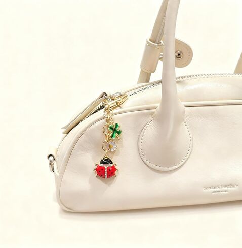 Cute Strawberry bag charms keychain purse accessories charm for women handbags,cute Key Chain for girls in Kuwait
