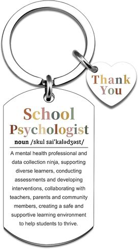 School Psychologist Gifts for Women Men Psychology Keychain Gifts for Counselor Teacher Unique Birthday Christmas Gift for Psychology Majors Cool Stuff School Counselor Gift Ideas in Kuwait