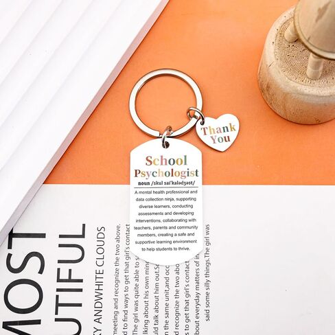 School Psychologist Gifts for Women Men Psychology Keychain Gifts for Counselor Teacher Unique Birthday Christmas Gift for Psychology Majors Cool Stuff School Counselor Gift Ideas in Kuwait