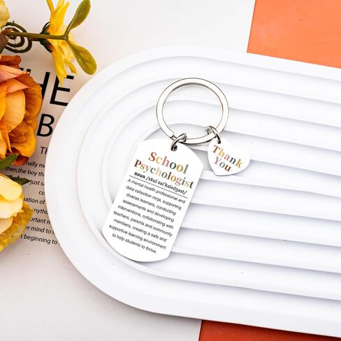 School Psychologist Gifts for Women Men Psychology Keychain Gifts for Counselor Teacher Unique Birthday Christmas Gift for Psychology Majors Cool Stuff School Counselor Gift Ideas in Kuwait