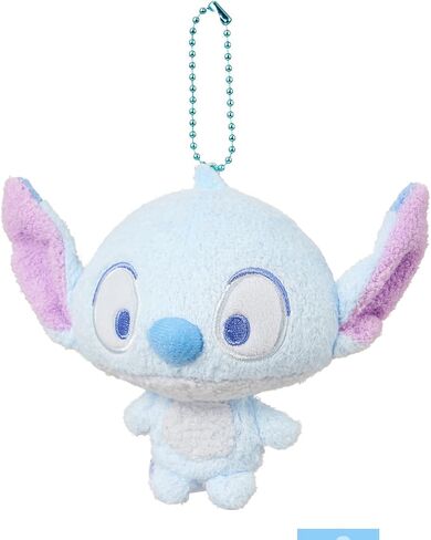 MINISO Disney Lilo and Stitch Plush Keychain, Cute Bag Charm for Backpack Handbag Tote Bag Car Key Chain Birthday Gifts for Girls Boys Women Men Stitch Fans, Big Head Stuffy Pendant with Barky Sound in Saudi Arabia