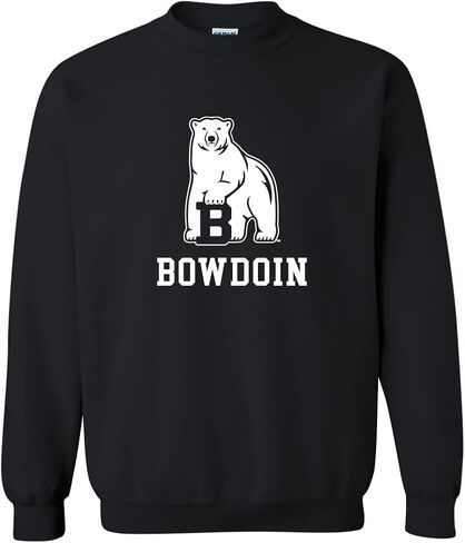 سويت شيرت CrewMyTee Bowdoin College Polar Bear B للجنسين بياقة دائرية - ملابس Bowdoin Polar Bears in Kuwait