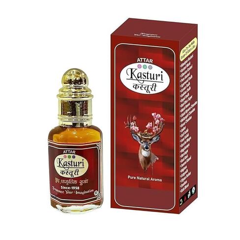 VED 0.40floz_12Ml | Attar For Men|Women Real Kasturi With Kasturi Days Combination 24 Hours Long Lasting Musky Fragrance,Oil Rollon Pack in Saudi Arabia