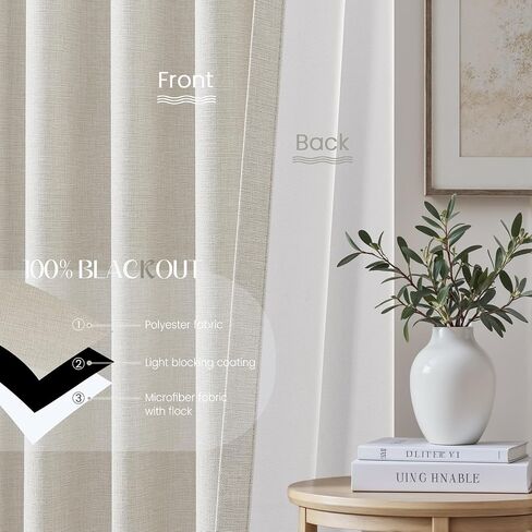 UHITECH 45 Inch Long Blackout Curtains Short Curtains for Kitchen Window Over Sink Pinch Pleated Black Out Drapes for Nursery Thermal Cafe Panels in Saudi Arabia