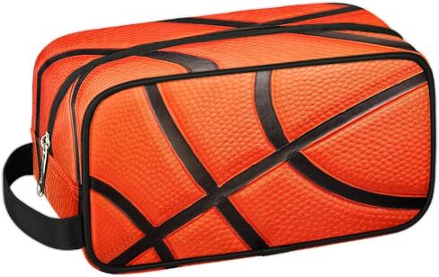 Travel Toiletry Bag for Boys Teens, Basketball Sports Waterproof Hanging Dopp Kit for Men, Shaving Bag with Large Capacity for Travel,Sports Shower in Saudi Arabia