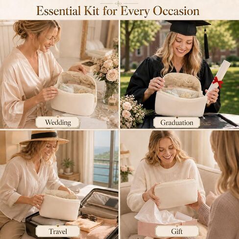 Wedding Emergency Kit for Bride, 100+ Pieces with 40+ Essentials, Bridal Emergency Kit for Wedding Day, Holiday Events and Travel in Saudi Arabia